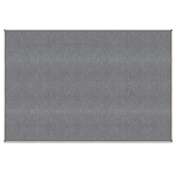 Corkboard, Fabric, Bronze, 1 Door, 24 x 36"